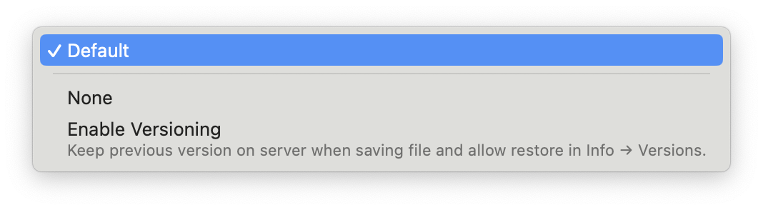 Bookmark Versioning